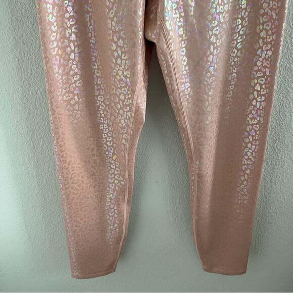 NWT IVL Collective Active Iridescent High Waist Leggings Leopard 8 - Picture 9 of 12